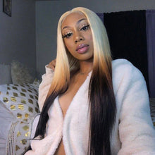 Load image into Gallery viewer, Straight Ombre #613/#30/1B Lace Front Wig
