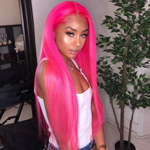 Pink Lace Front Wig
